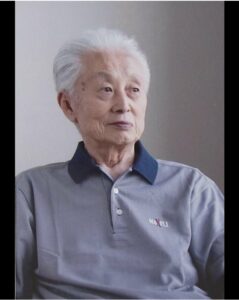 Photographie en portrait du hibakusha Umemura Hiroshi